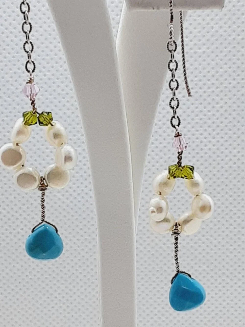 NEW Ivy Stella 3 inch drop french wire earrings - Picture 2 of 6